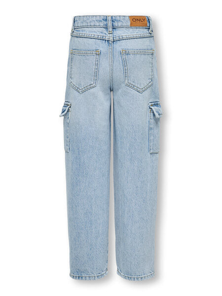 Kids spijkerbroek HARMONY Light Blue Denim Wide Leg Fit