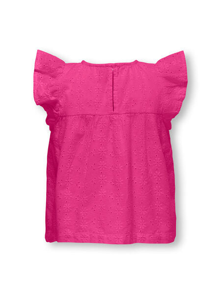 Mini Top MARGOT Fuchsia Fedora EMB - DTM Loose Fit