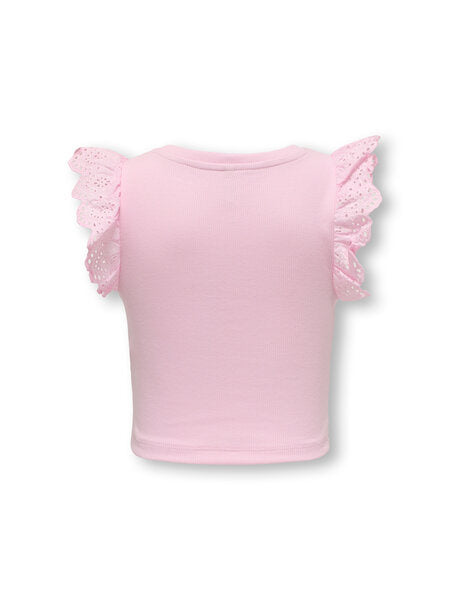 Mini top DREA Roseate Spoonbill EMB / DTM Regular Fit