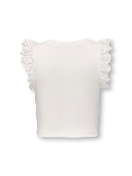 Mini top DREA Cloud Dancer EMB / DTM Regular Fit