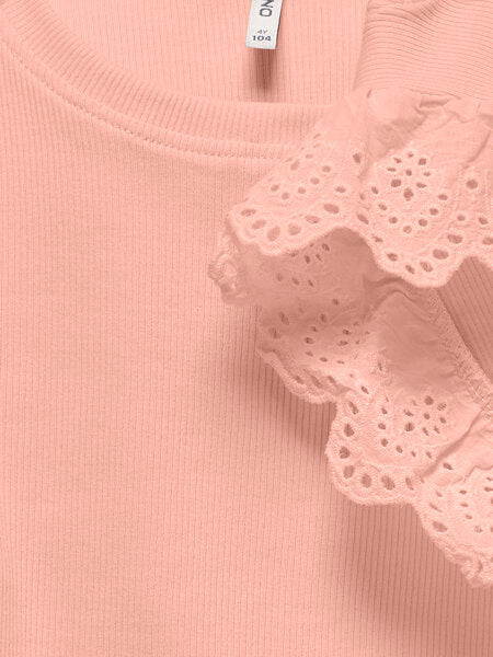 Mini Top DREA Lachs EMB / DTM Regular Fit