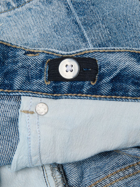 Kinder-Shorts ELLA Hell Mittelblau Denim Gerade Passform