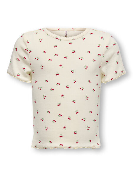 Mini T-Shirt TRINNY Tofu Cherry Eng anliegend