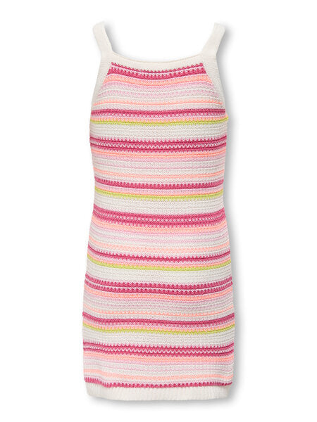 Kids jurk BELLI Ecru Camellia Rose/Roseate Spoonbill/Salmon/Nile Slim Fit