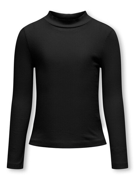 Kinder Langarmshirt BELFAST Schwarz Enganliegend