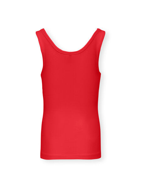 Kinder Tanktop AVA Mars Rot Slim Fit