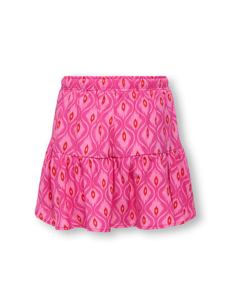 Kinderrock ZALINA Fuchsia Lila 656 Lebhaftes Geo