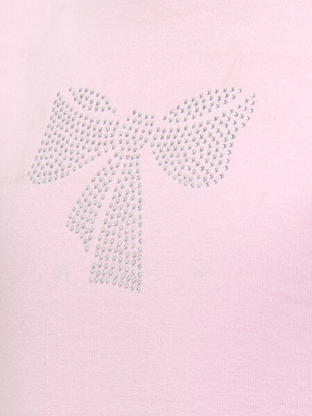 Mini Top KIRA Rosaflamingo Schleife Regular Fit