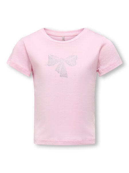 Mini top KIRA Roseate Spoonbill Bow Regular Fit