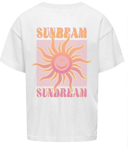 Kinder T-Shirt RUTH SOLEI Cloud Dancer Sunbeam Regular Fit