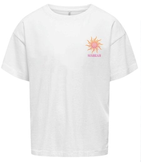 Kinder T-Shirt RUTH SOLEI Cloud Dancer Sunbeam Regular Fit