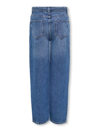 Kids spijkerbroek GIANNA STRAIGHT Medium Blue Denim Balloon Fit