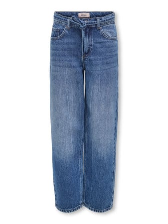 Kids spijkerbroek GIANNA STRAIGHT Medium Blue Denim Balloon Fit