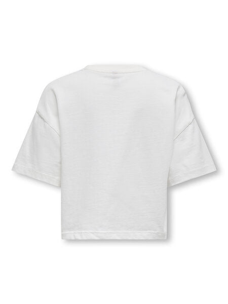 Kinder T-Shirt OLIVIA Cloud Dancer Game Day/Leo Loose Fit