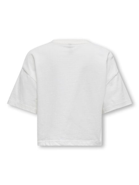 Kinder T-Shirt OLIVIA Cloud Dancer Game Day/Leo Loose Fit