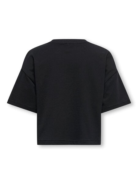 Kids T - shirt OLIVIA Black Game Day/Leo Loose Fit