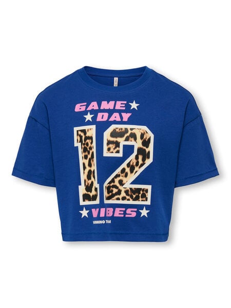 Kids T - shirt OLIVIA Mazarine Blue Game Day/Leo Loose Fit