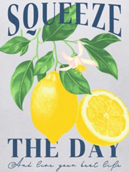 Kids T - shirt NANCY Cloud Dancer Freshly Squezzed/Lemon Regular Fit