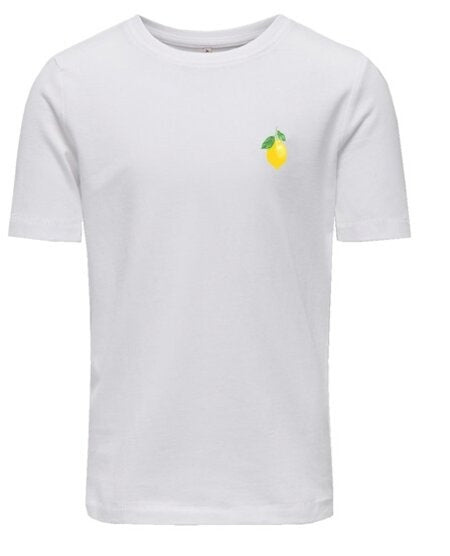 Kids T - shirt NANCY Cloud Dancer Freshly Squezzed/Lemon Regular Fit