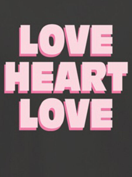 Kinder T-Shirt SENNA Schwarz Liebe Liebe Liebe Regular Fit