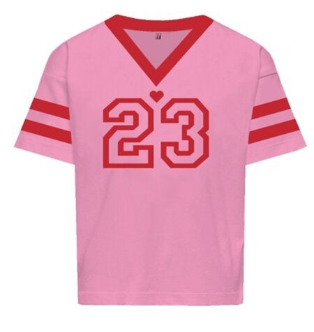 Kids T - shirt LULU Begonia Pink Mars Red Lines/23/Studio Regular Fit