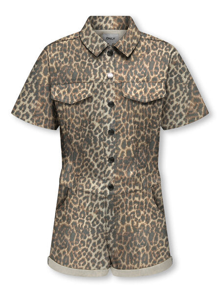 Kinder-Overall NAOMI - CASTEL Toasted Coconut Leo Washed Regular Fit