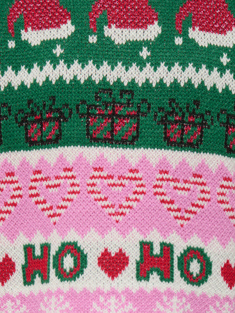 Mini trui HOHO X - MAS Fuchsia Pink W. Green Jacket/CD/Salsa/Black Knit Fit