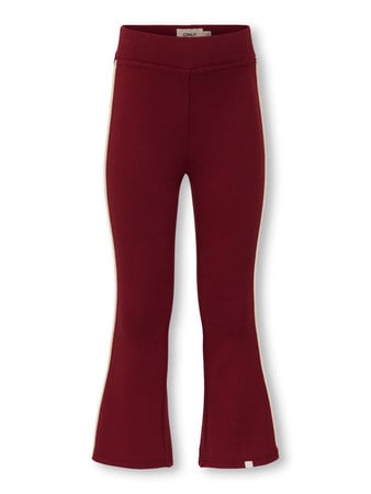 Mini broek PAIGE Cabernet Antique White Flared Fit