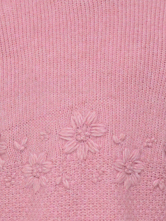 Mini Pullover TANYA FLOWER Mauve Orchid Melange Regular Fit