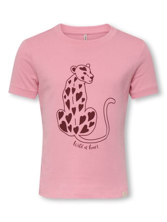 Mini T - shirt TIJANA Sea Pink Wild Regular Fit