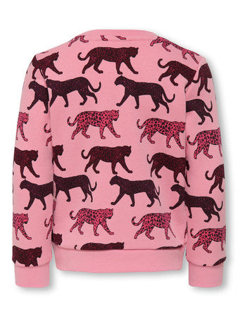 Mini trui LEONORA Sea Pink Walking Leo Regular Fit