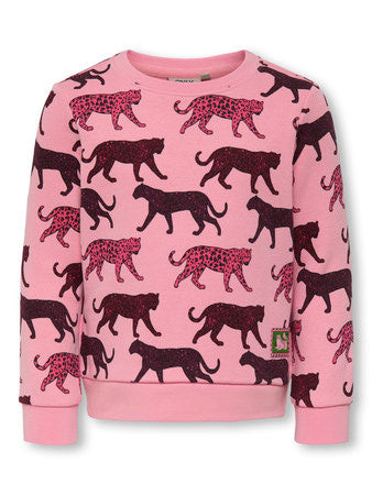 Mini trui LEONORA Sea Pink Walking Leo Regular Fit