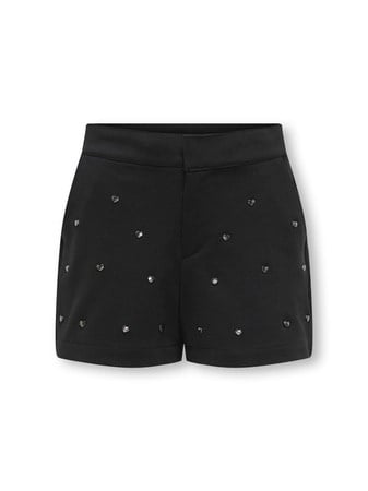 Kinder Shorts PEACH STUD Schwarze Gold Herz Nieten Gerade Passform
