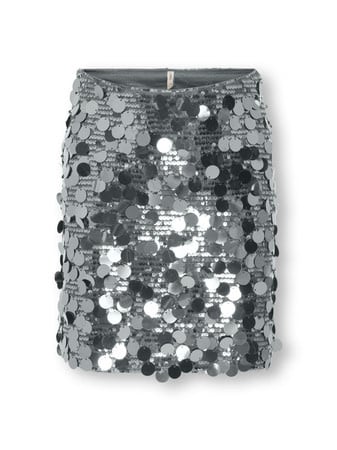Kids rok JADEL SEQUINS Silver w. Silver Sequins