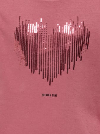 Kinderpullover BELINDA Rose Wine Herz Regular Fit