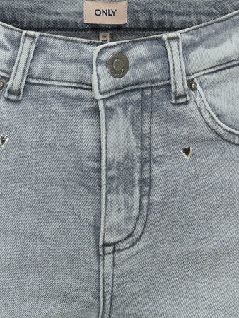 Kids spijkerbroek JUICY HEART Medium Grey Denim Wide Leg Fit