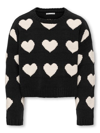 Kids trui SUS Black Heart/Egret Regular Fit