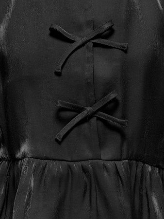 Kids blouse VICTORIA BOW Black Regular Fit