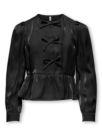 Kids blouse VICTORIA BOW Black Regular Fit