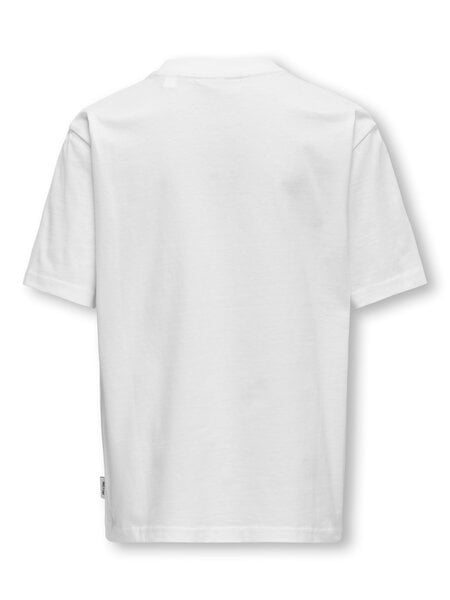 T - Shirt FRED Bright White Relaxed Fit
