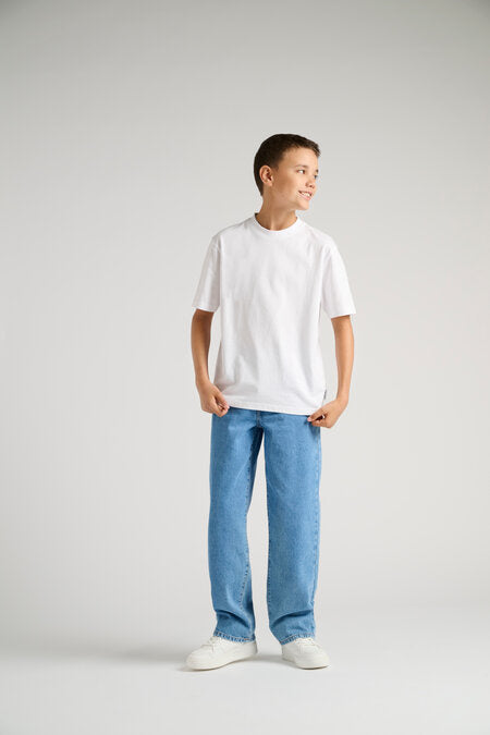 T - Shirt FRED Bright White Relaxed Fit