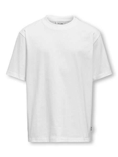 T - Shirt FRED Bright White Relaxed Fit
