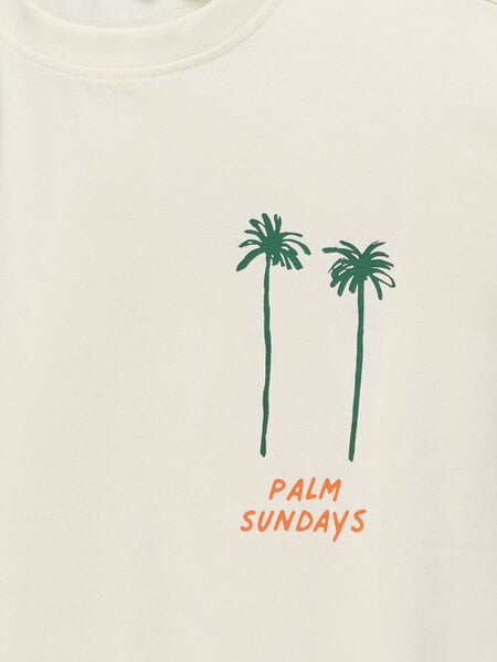 T - Shirt MENES Tofu Palmen Lockerer Schnitt