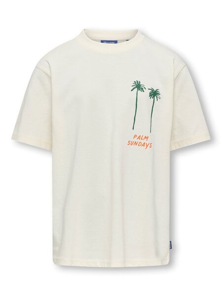 T - Shirt MENES Tofu Palmen Lockerer Schnitt