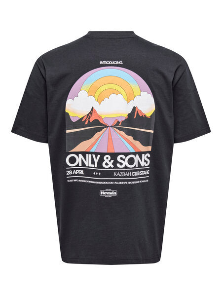 T - shirt KAZBAH Black Kazbah Relaxed Fit