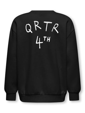 Pullover KYRIE OVERSIZE Schwarz Oversize Passform