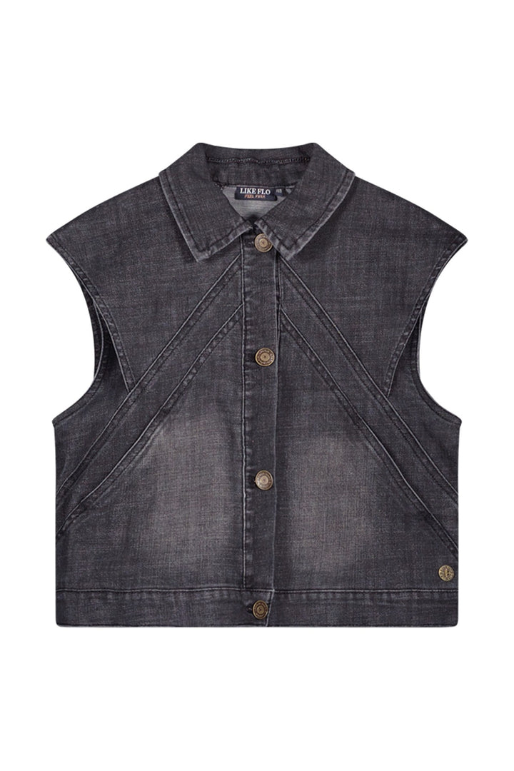 Kids gilet Doris Flo denim Black denim