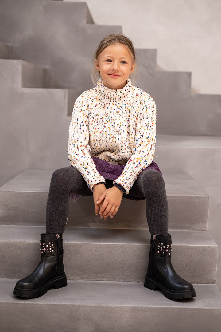 Kids trui Daantje Flo chenille Spikkel