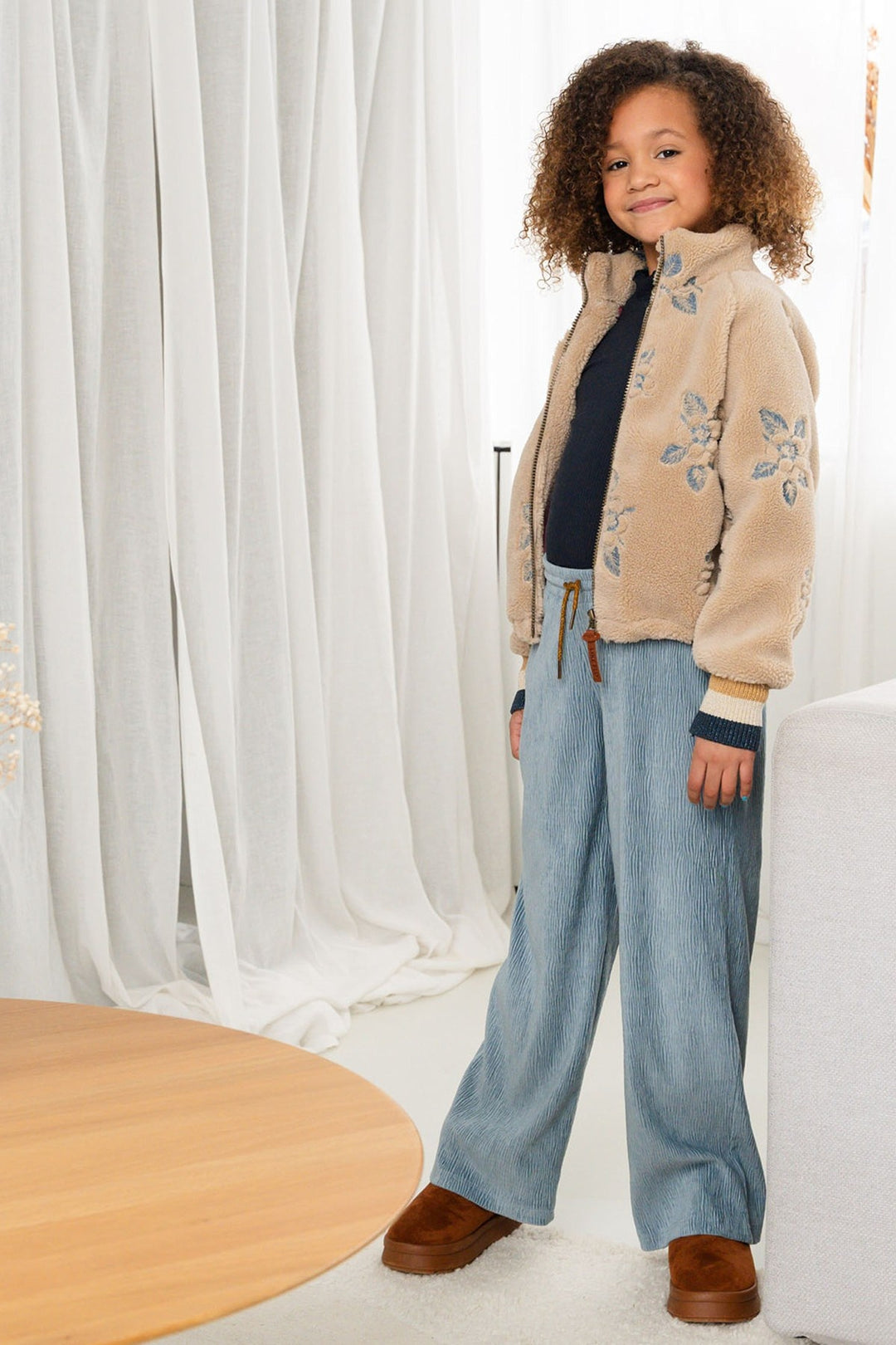 Kids longsleeve Eef Flo basic coll Navy