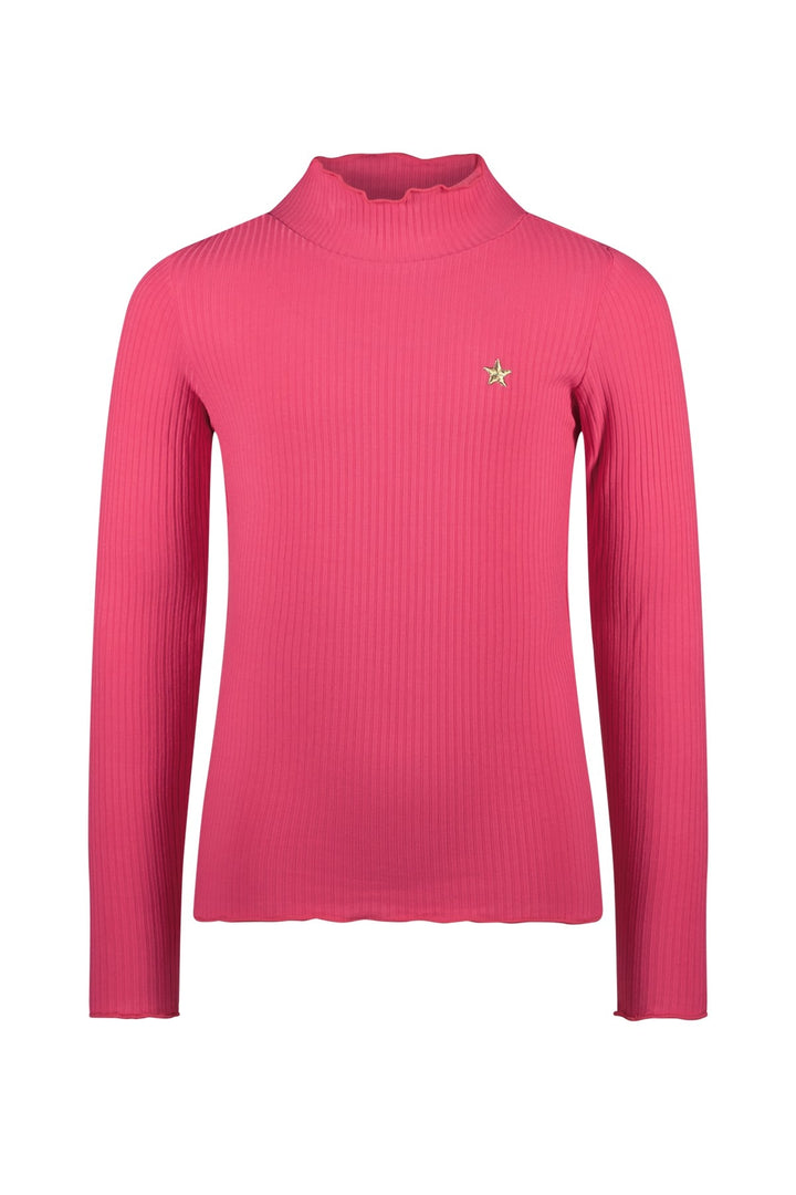 Kids longsleeve Eef Flo basic coll Bright pink